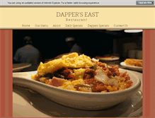 Tablet Screenshot of dapperseast.com